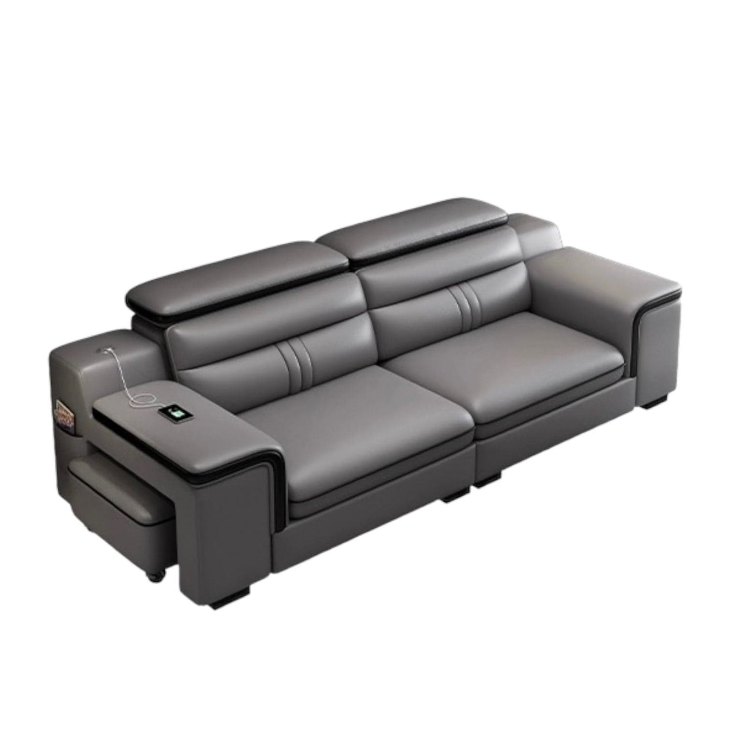 Home Atelier Bradford Leather Sectional Sofa