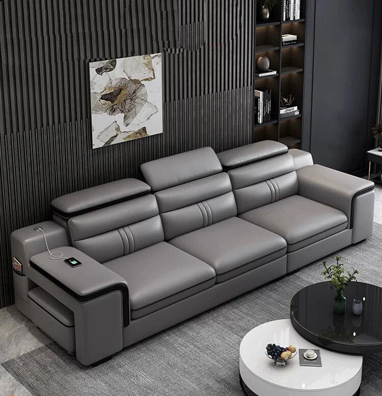 Home Atelier Bradford Leather Sectional Sofa