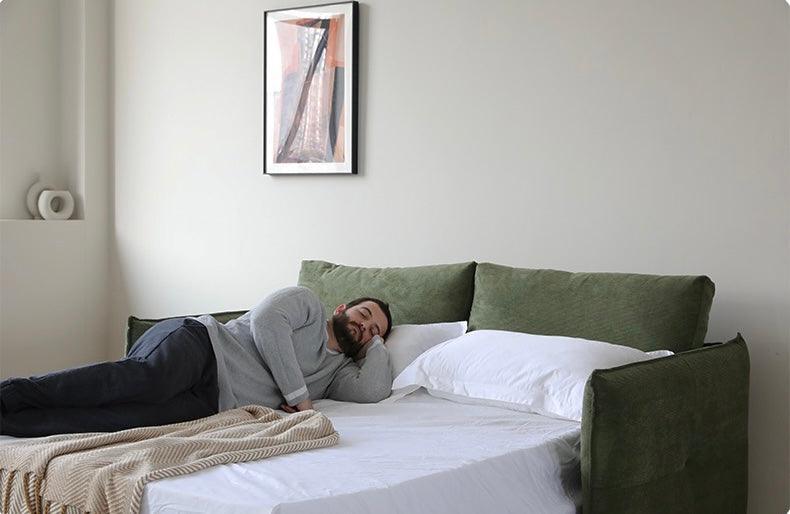Home Atelier Caleb Foldable Sofa Bed with Mattress