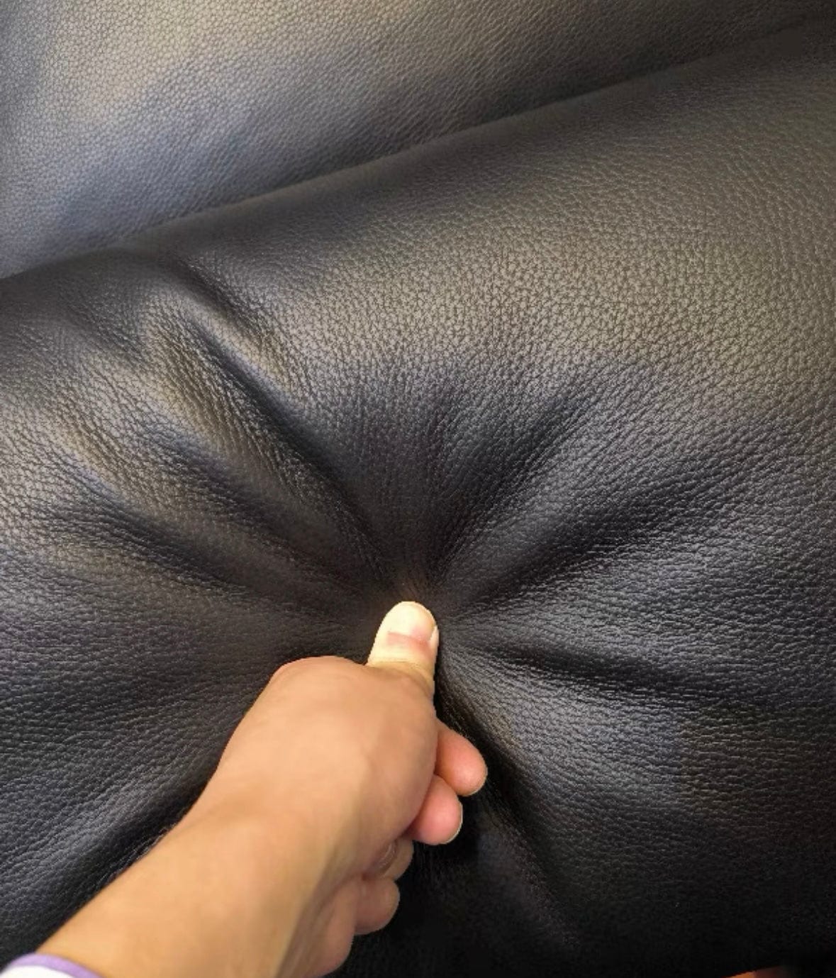 Home Atelier Camden Leather Foldable Sofa Bed with Mattress