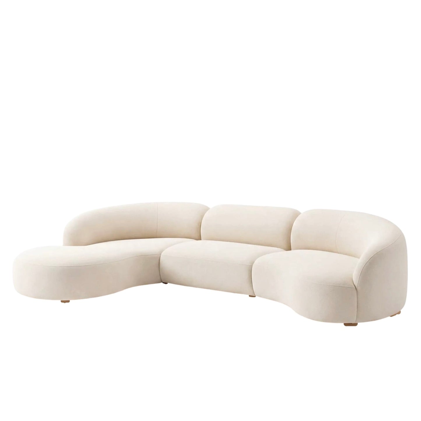 Home Atelier Camy Performance Boucle Sectional Curve Sofa