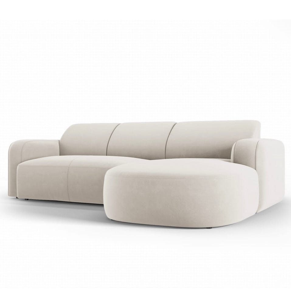 Home Atelier Carrie Scratch Resistant Sectional Curve Chaise Sofa