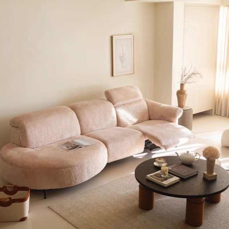 Home Atelier Cassandra Velvet Electric Recliner Sofa