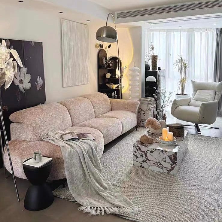 Home Atelier Cassandra Velvet Electric Recliner Sofa