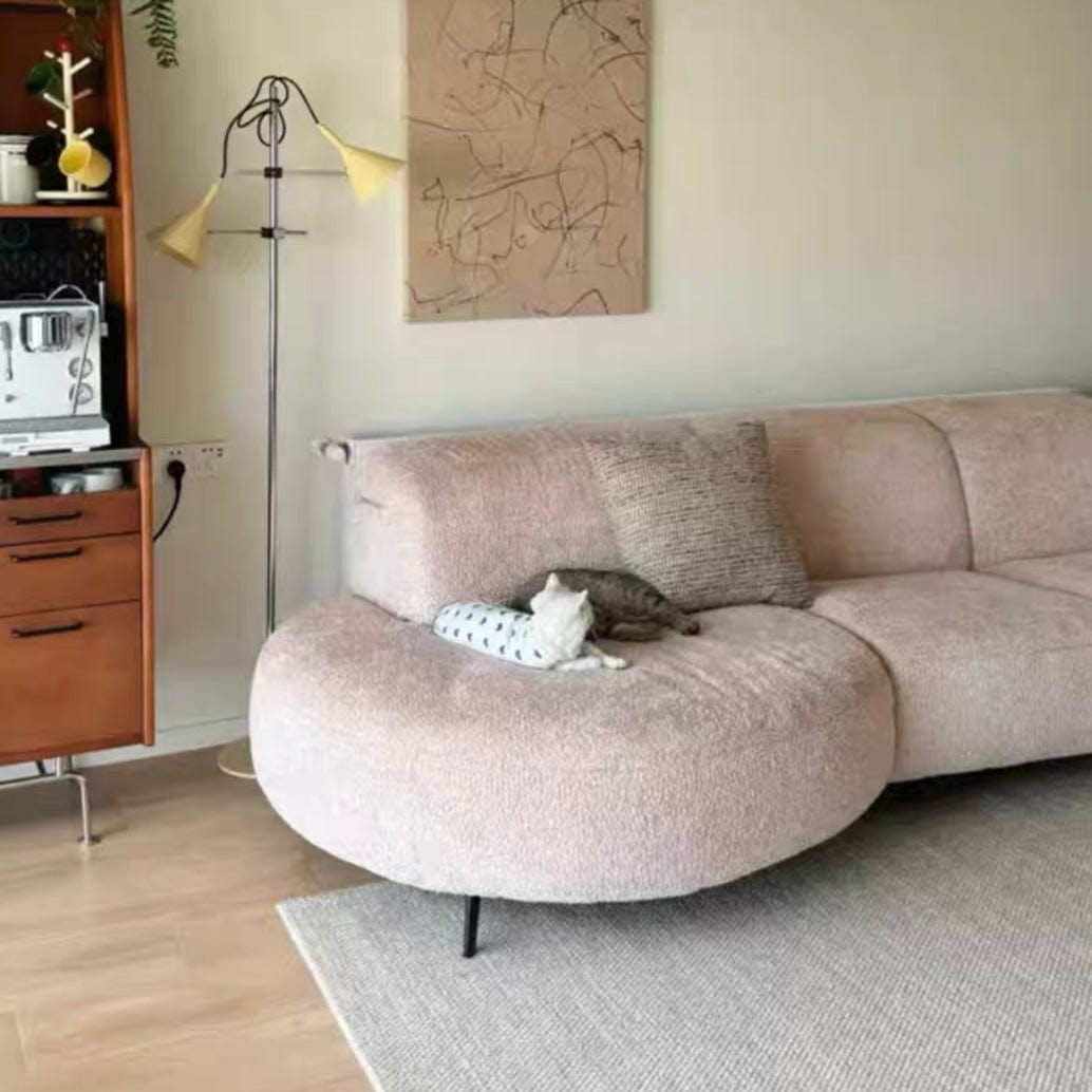 Home Atelier Cassandra Velvet Electric Recliner Sofa