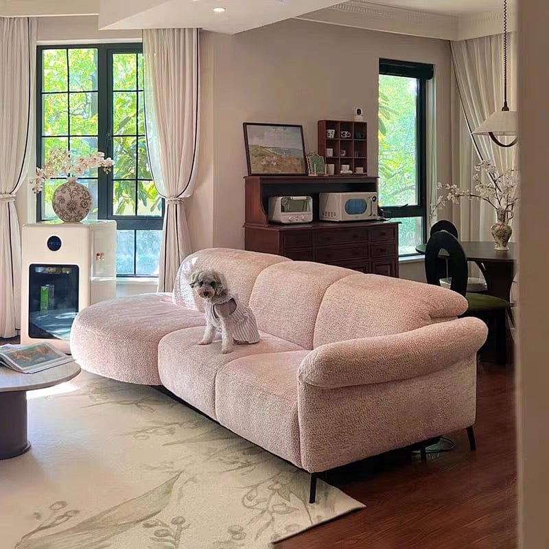 Home Atelier Cassandra Velvet Electric Recliner Sofa