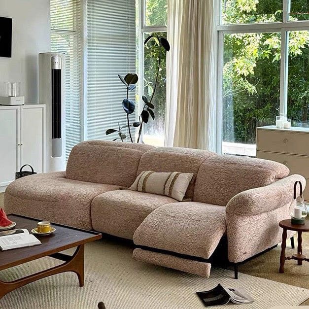 Home Atelier Cassandra Velvet Electric Recliner Sofa
