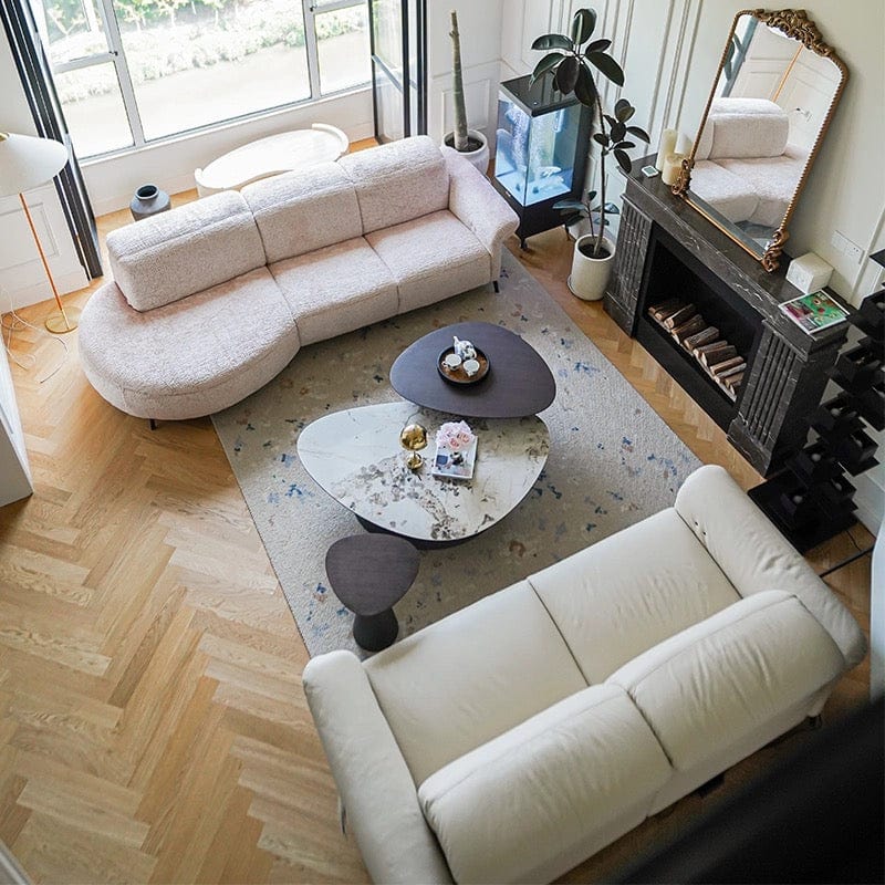 Home Atelier Cassandra Velvet Electric Recliner Sofa