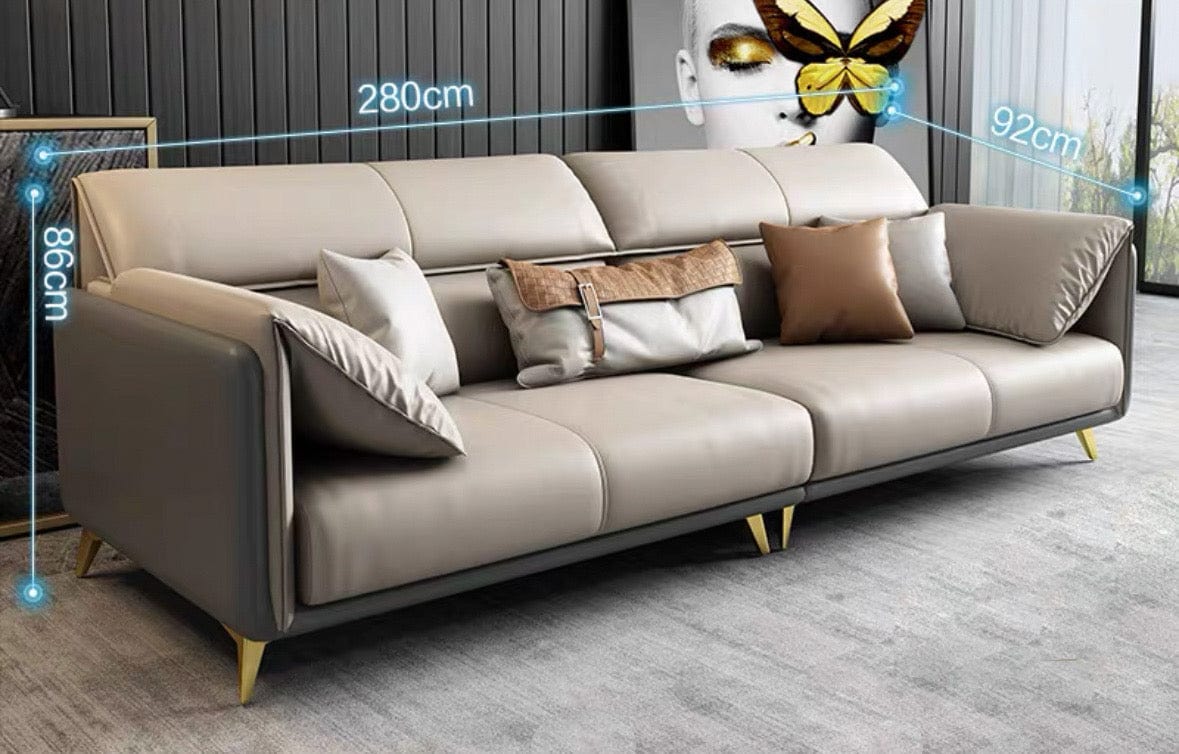 Home Atelier Caston Sectional Leather Sofa