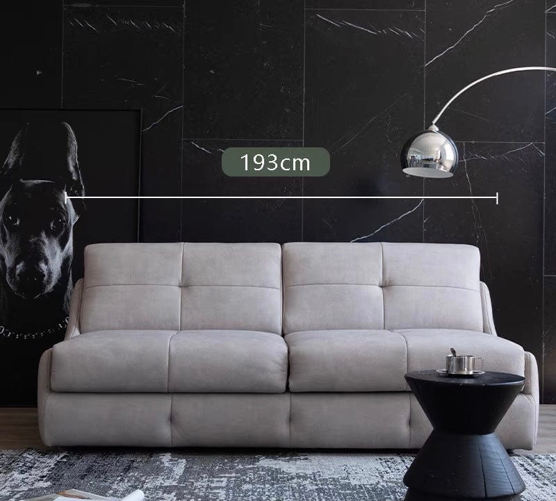 Home Atelier Cat Proof Scratch Resistant and Water Repellent Leather-Aire / King Size/ Length 193cm Denna Scratch Resistant Leather-Aire Foldable Sofa Bed with Mattress