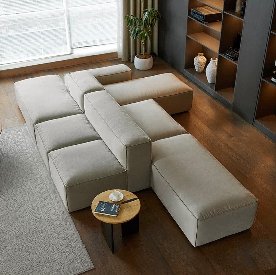 Home Atelier Cavella Sectional Island L-Shape Sofa
