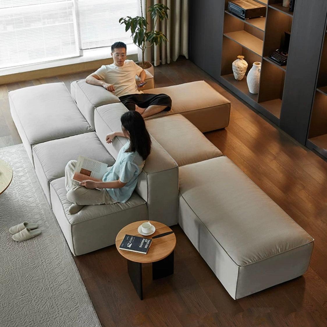 Home Atelier Cavella Sectional Island L-Shape Sofa