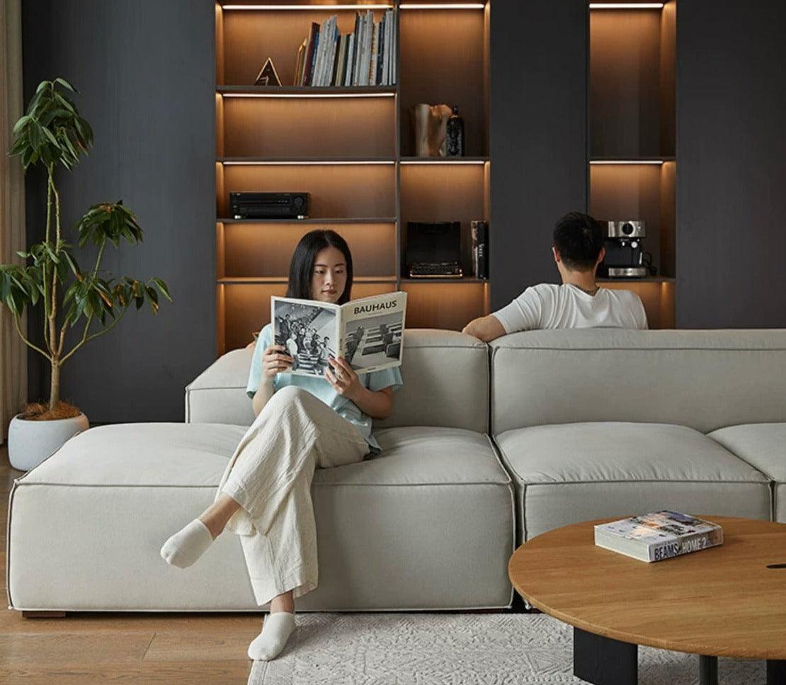 Home Atelier Cavella Sectional Island L-Shape Sofa