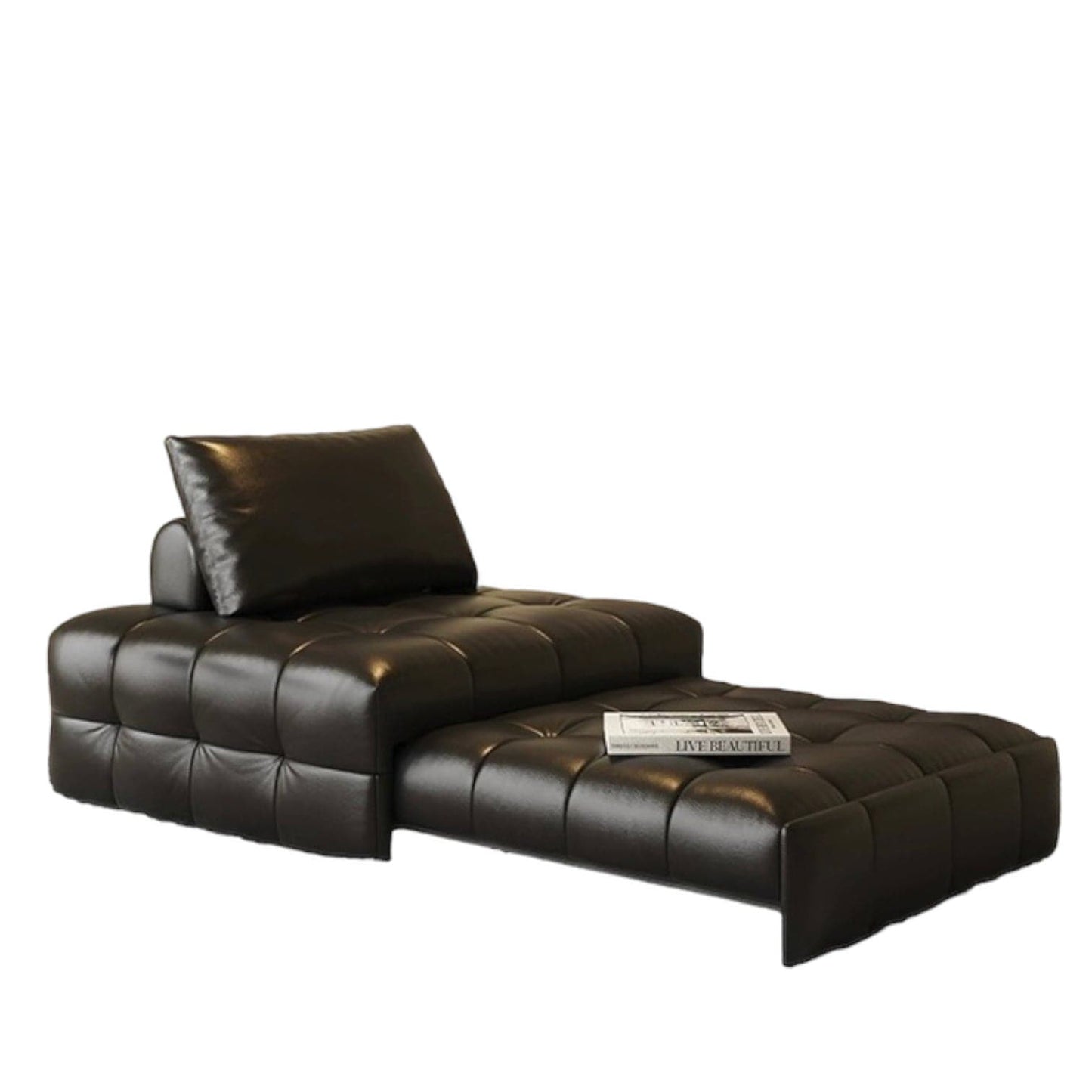 Home Atelier Cecil Tufted Pull-out Scratch Resistant Sofa Bed