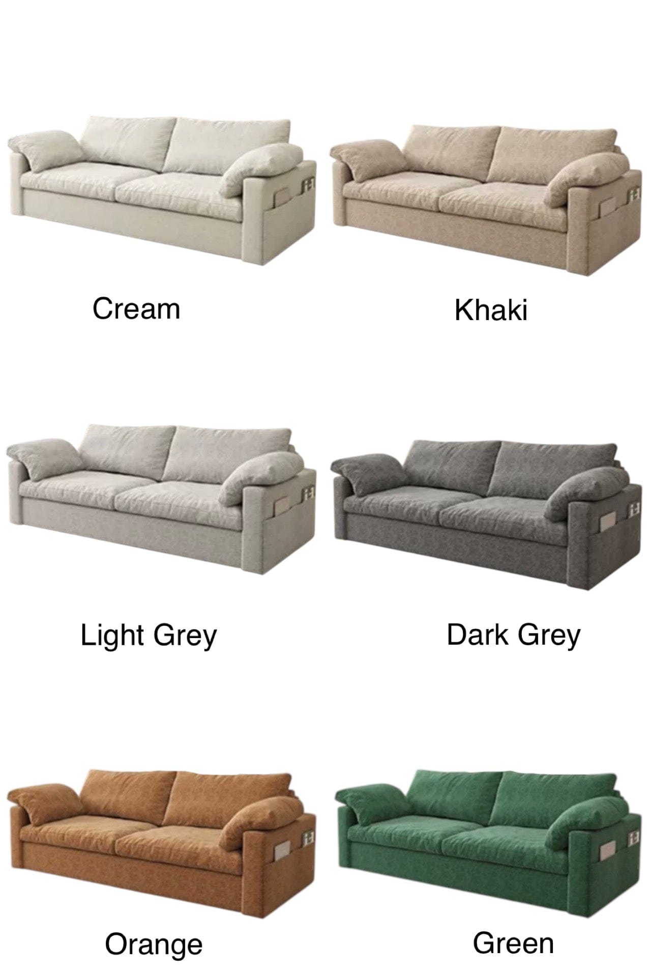 Home Atelier Cloud Foldable Sofa Bed with Mattress