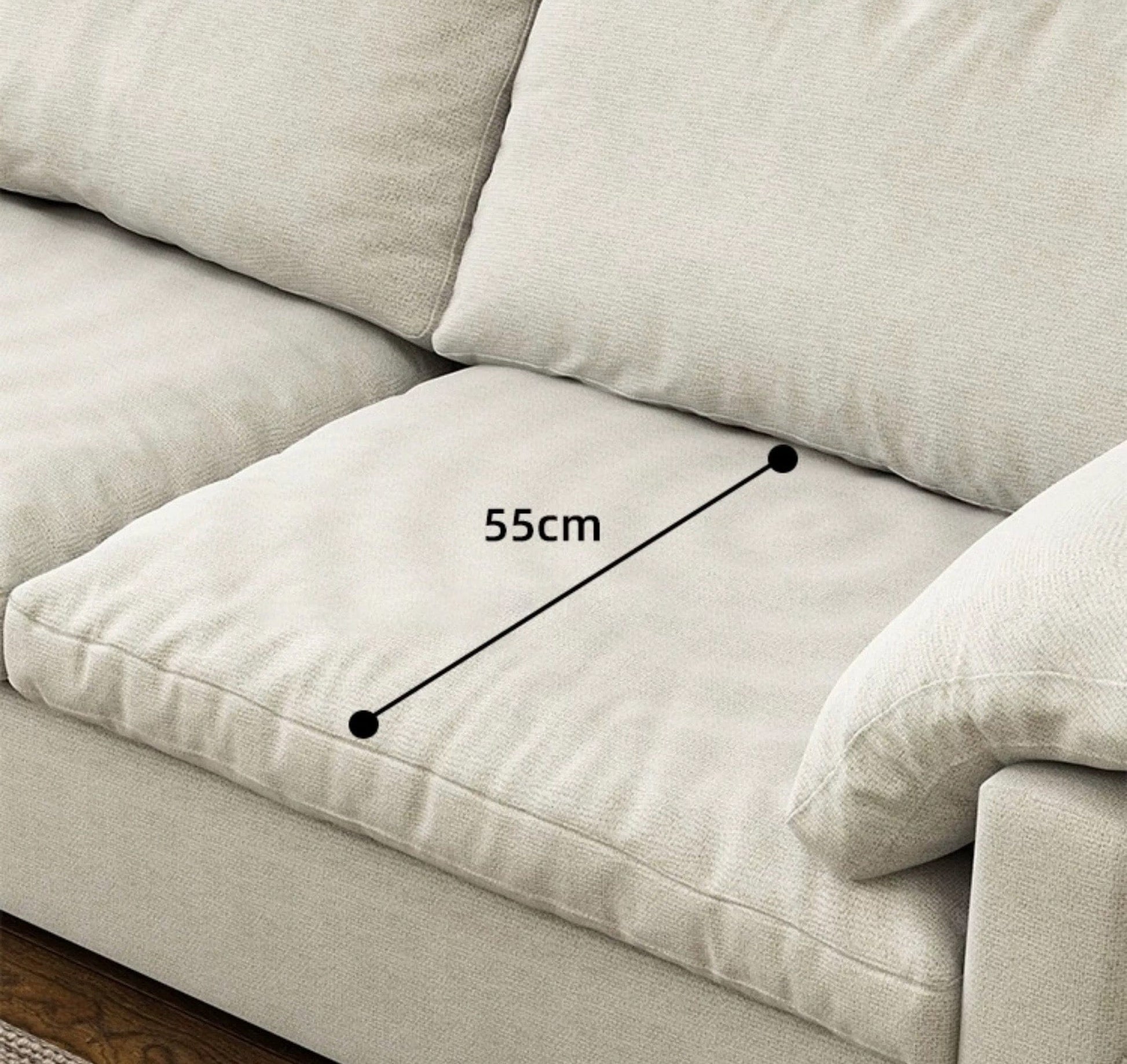 Home Atelier Cloud Foldable Sofa Bed with Mattress