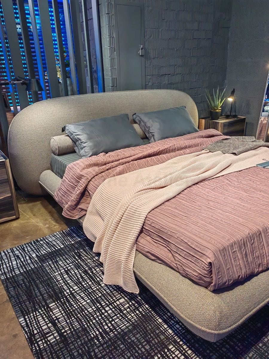 Home Atelier Cogan Performance Boucle Bed Frame
