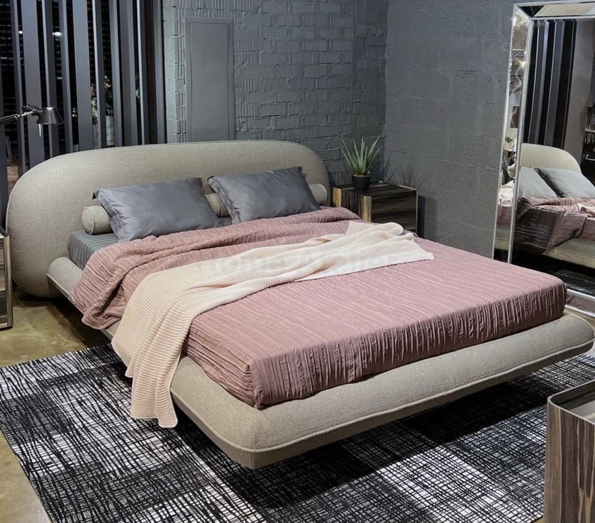 Home Atelier Cogan Performance Boucle Bed Frame