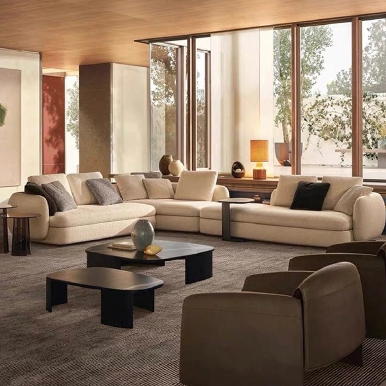 Home Atelier Cole Scratch Resistant Sectional Curve Sofa