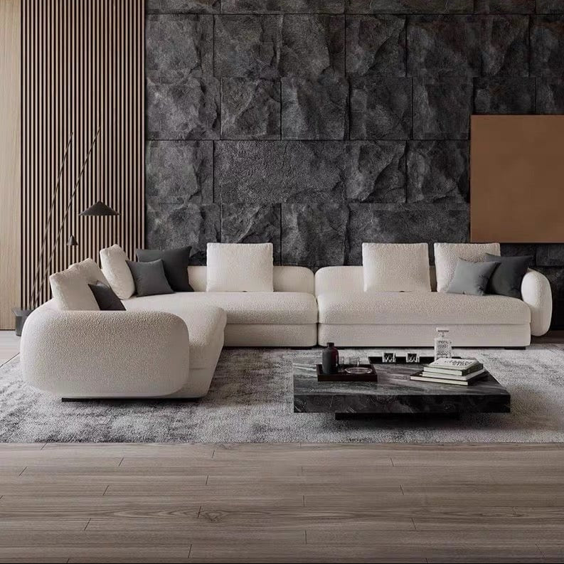 Home Atelier Cole Scratch Resistant Sectional Curve Sofa