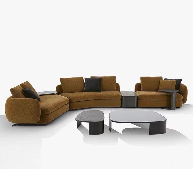 Home Atelier Cole Scratch Resistant Sectional Curve Sofa