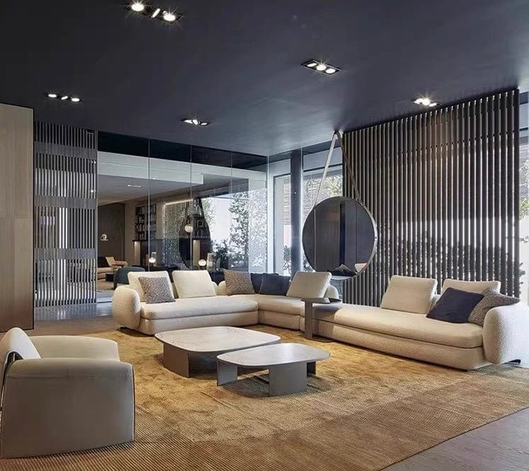 Home Atelier Cole Scratch Resistant Sectional Curve Sofa