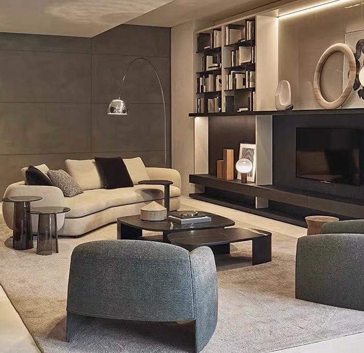 Home Atelier Cole Scratch Resistant Sectional Curve Sofa