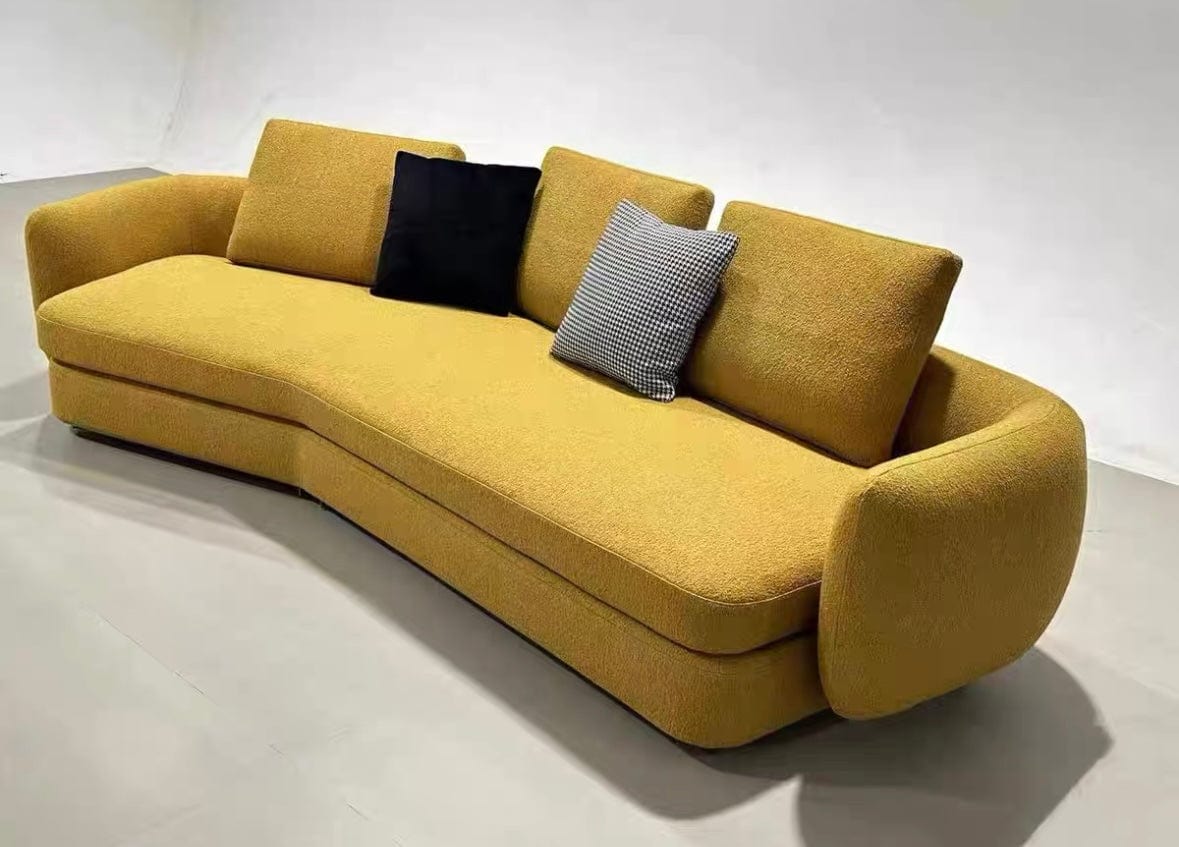 Home Atelier Cole Scratch Resistant Sectional Curve Sofa