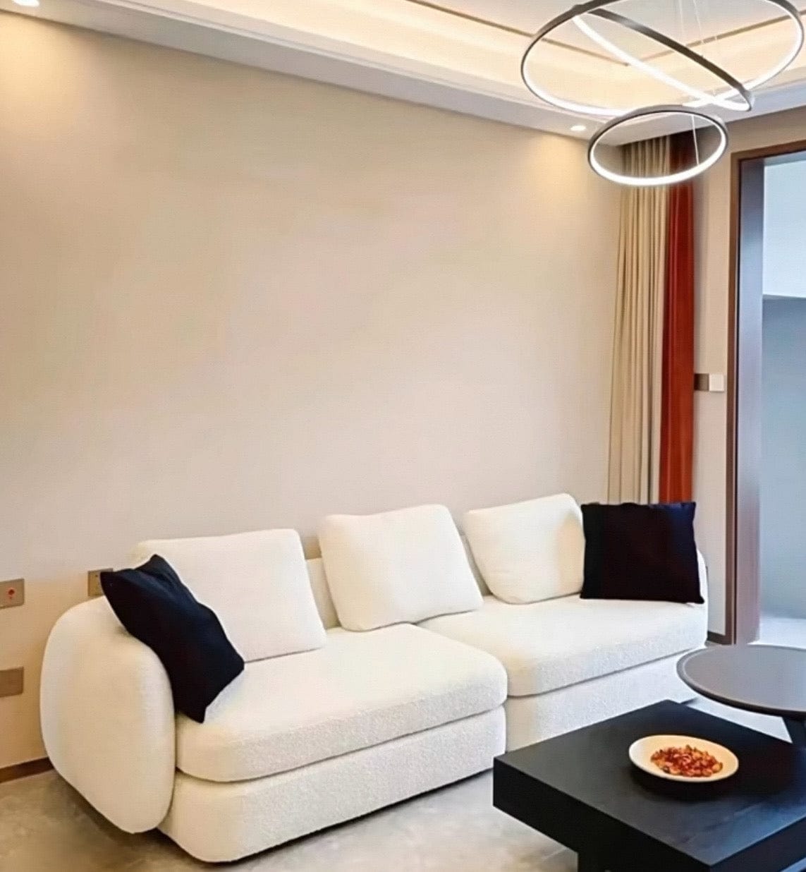 Home Atelier Cole Scratch Resistant Sectional Curve Sofa