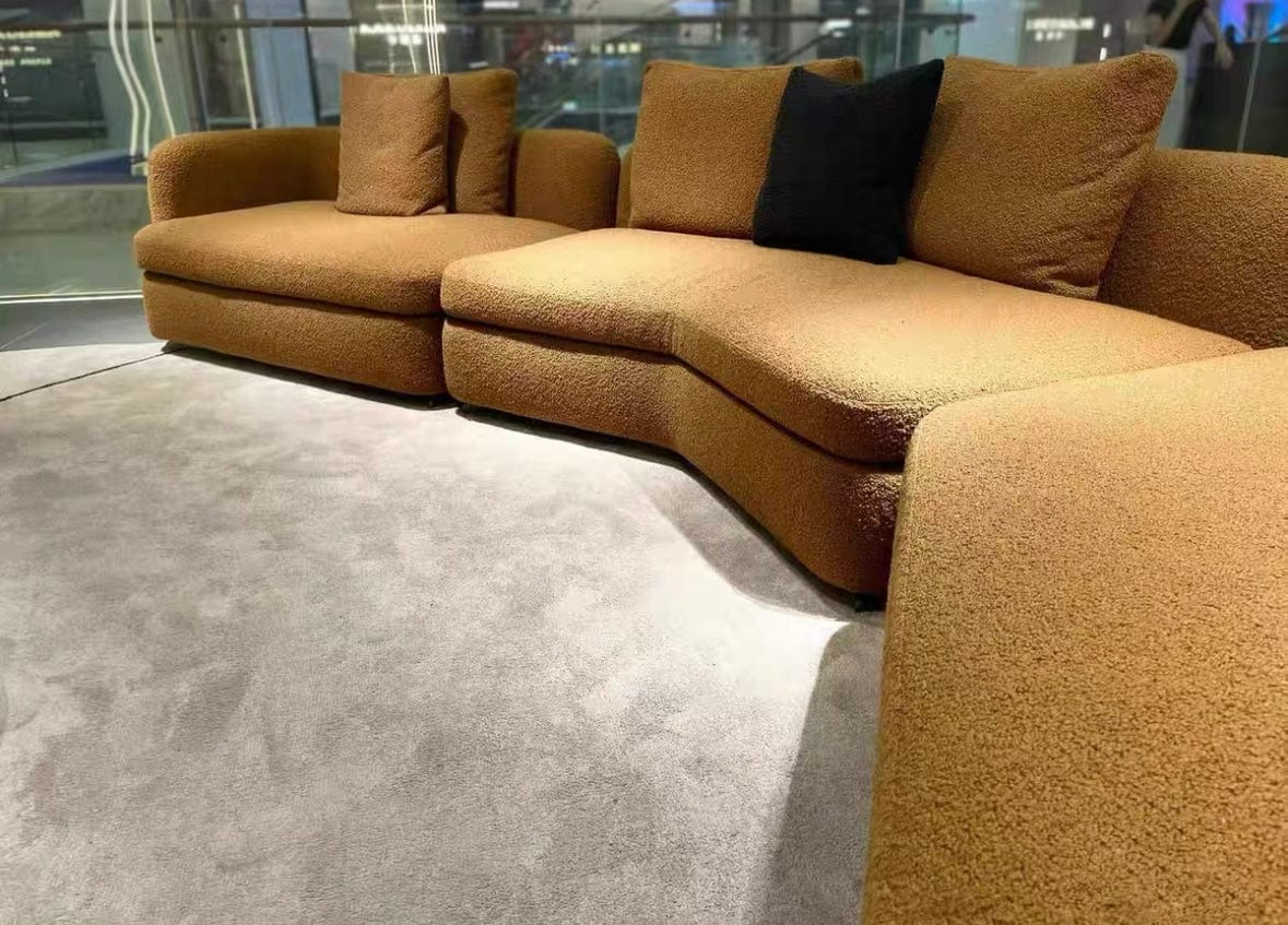 Home Atelier Cole Scratch Resistant Sectional Curve Sofa