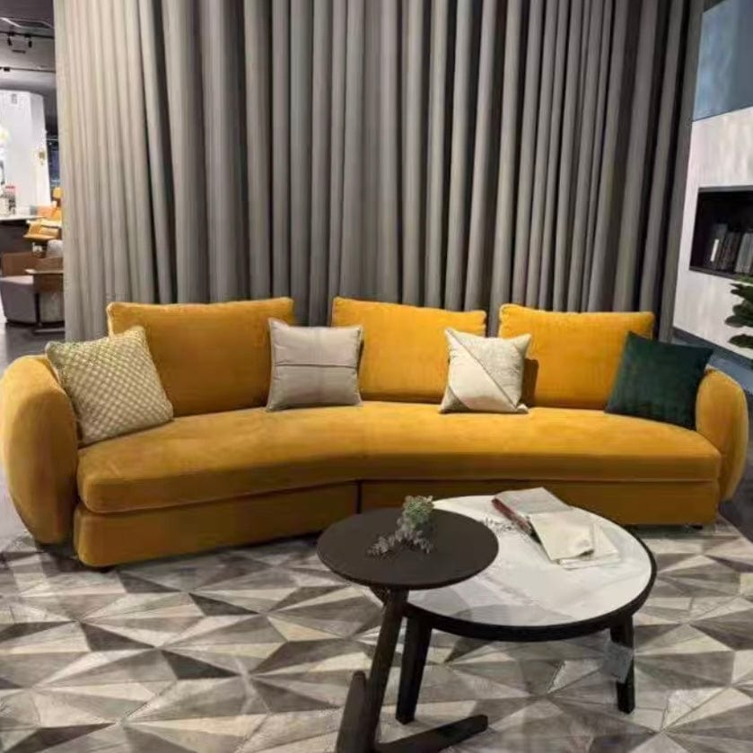 Home Atelier Cole Scratch Resistant Sectional Curve Sofa
