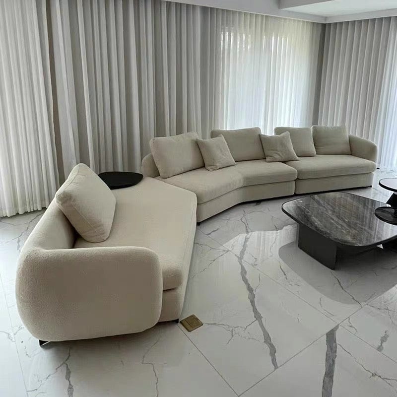 Home Atelier Cole Scratch Resistant Sectional Curve Sofa