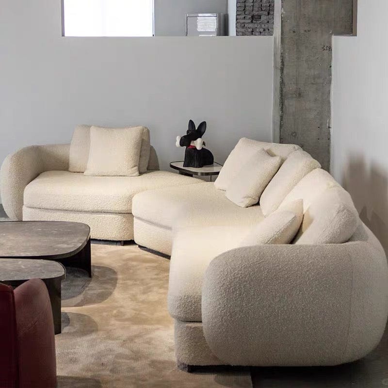 Home Atelier Cole Scratch Resistant Sectional Curve Sofa