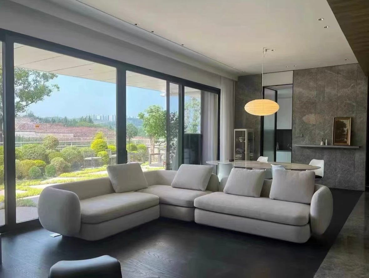 Home Atelier Cole Scratch Resistant Sectional Curve Sofa