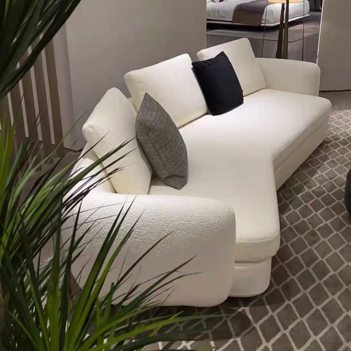 Home Atelier Cole Scratch Resistant Sectional Curve Sofa