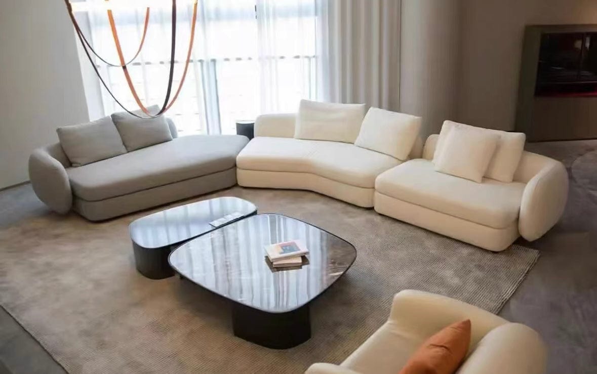 Home Atelier Cole Scratch Resistant Sectional Curve Sofa