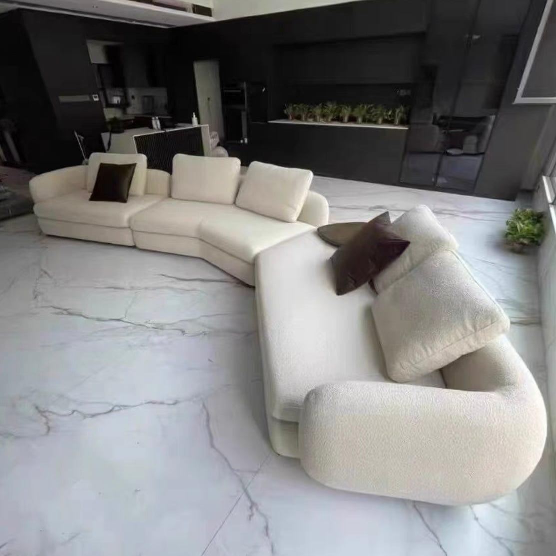 Home Atelier Cole Scratch Resistant Sectional Curve Sofa