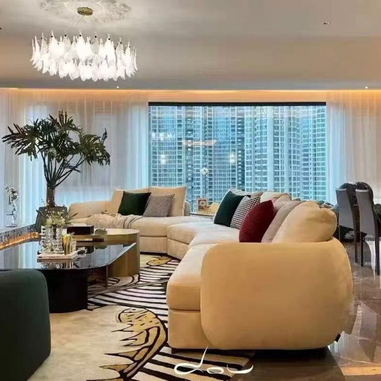 Home Atelier Cole Scratch Resistant Sectional Curve Sofa