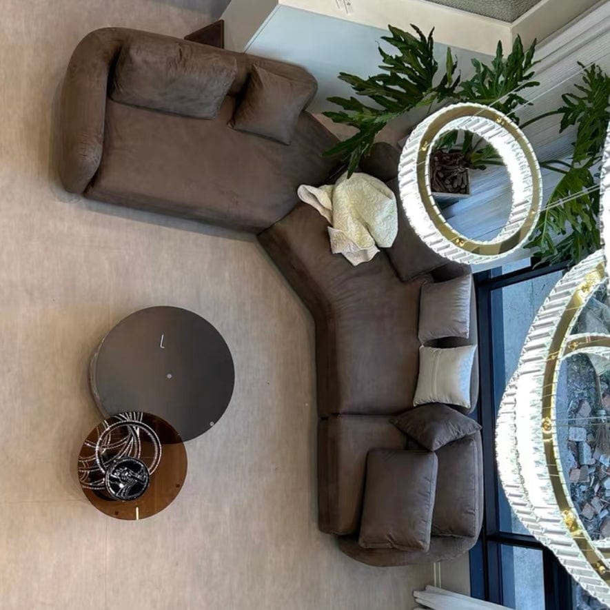 Home Atelier Cole Scratch Resistant Sectional Curve Sofa