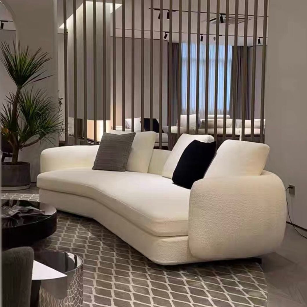 Home Atelier Cole Scratch Resistant Sectional Curve Sofa