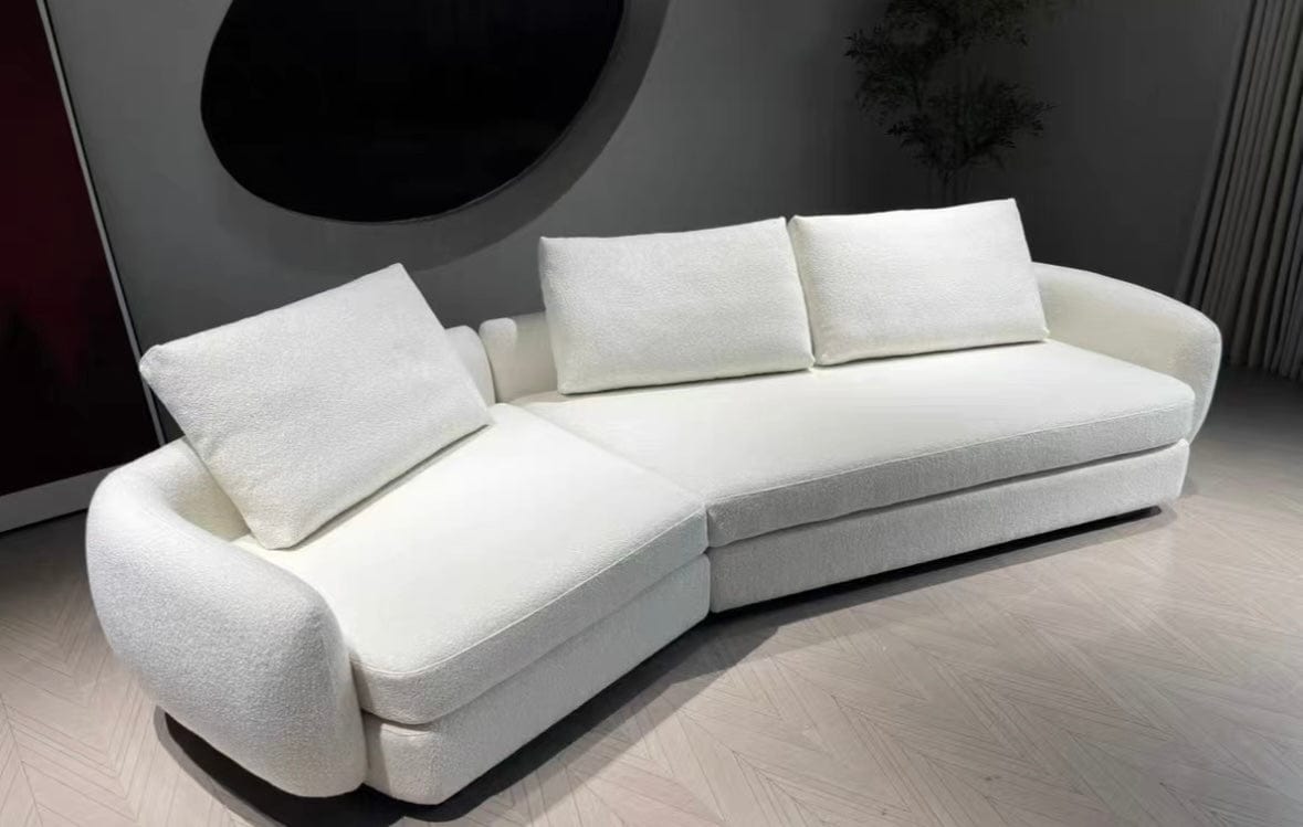 Home Atelier Cole Scratch Resistant Sectional Curve Sofa