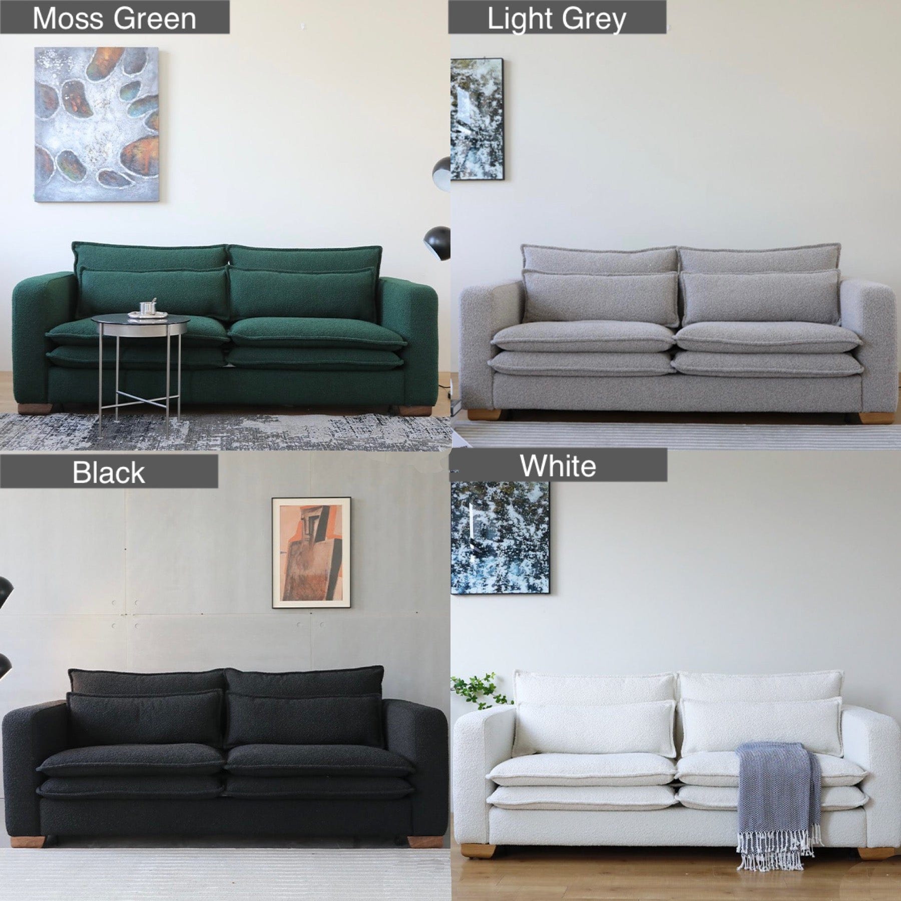 Home Atelier Copy of Rae Boucle Foldable Sofa Bed