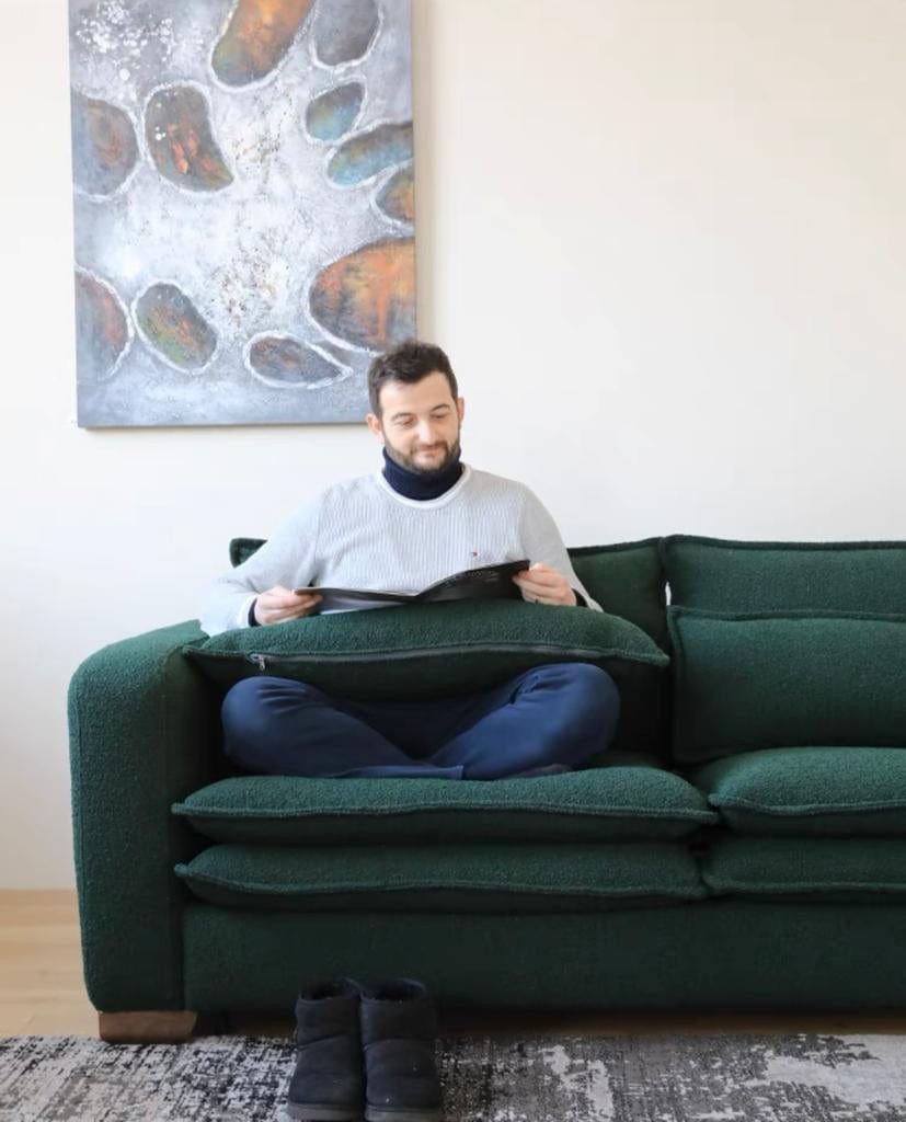 Home Atelier Copy of Rae Boucle Foldable Sofa Bed