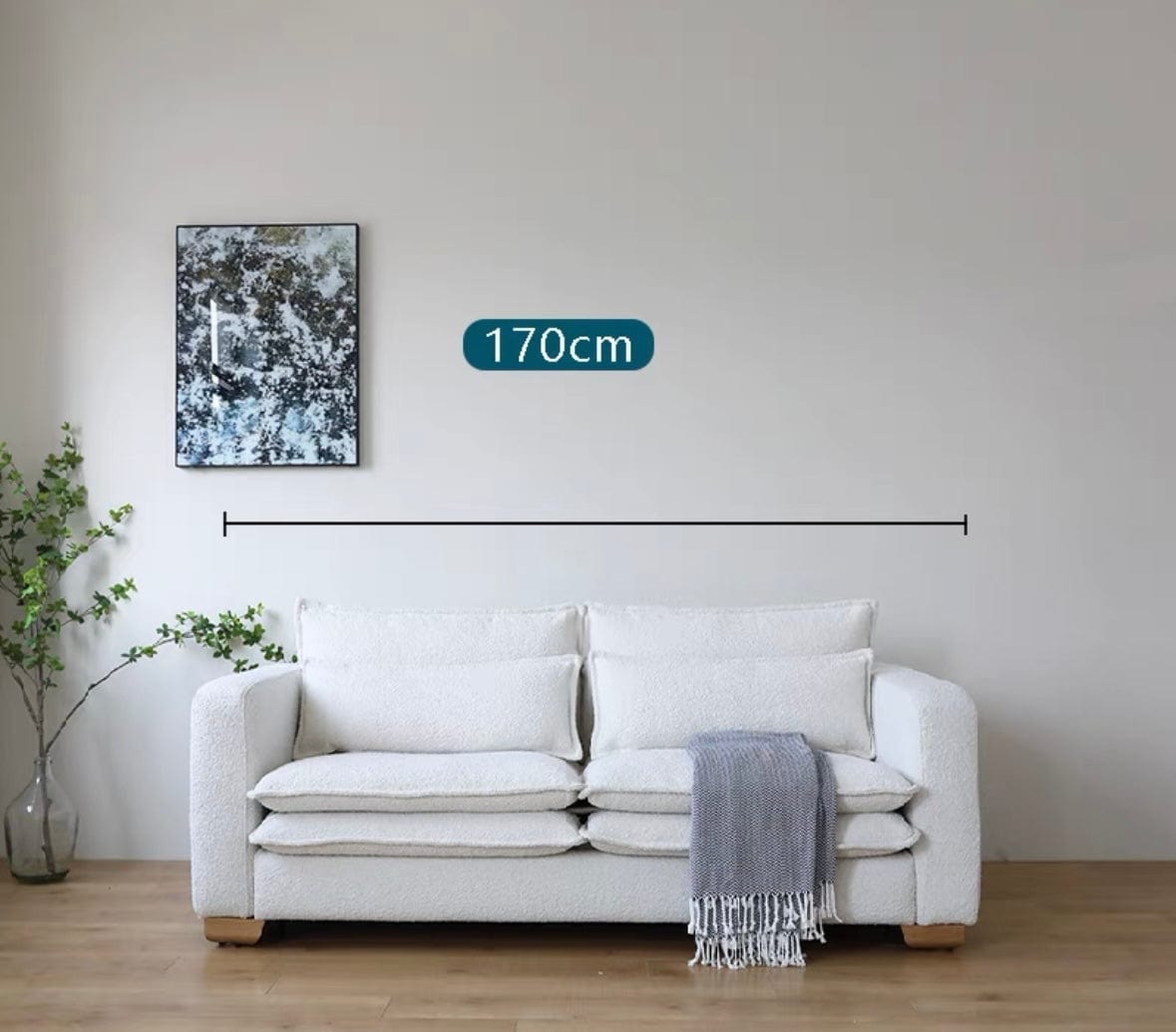 Home Atelier Copy of Rae Boucle Foldable Sofa Bed