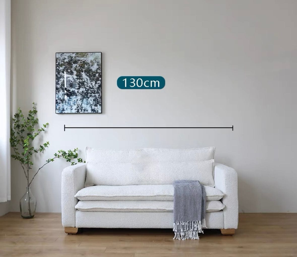 Home Atelier Copy of Rae Boucle Foldable Sofa Bed