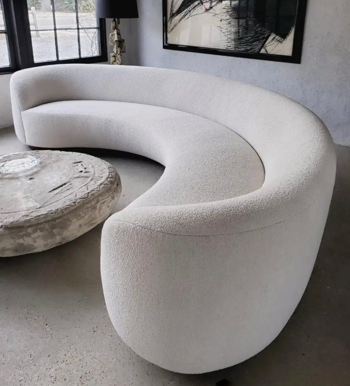Home Atelier Corine Boucle Curve Sofa