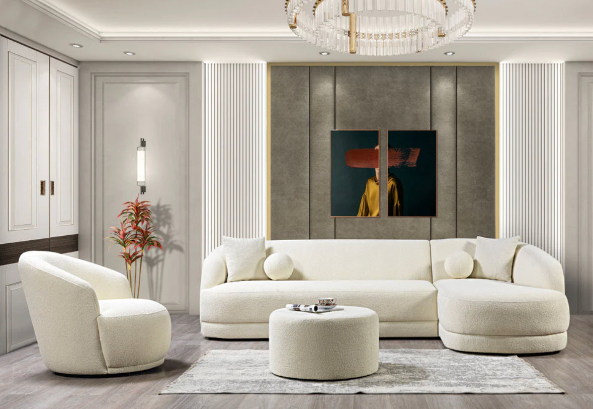 Home Atelier Coven Performance Boucle Curve Sofa