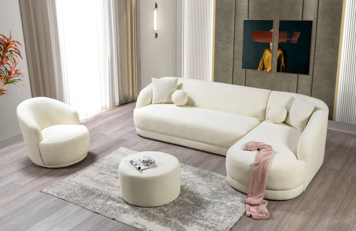 Home Atelier Coven Performance Boucle Curve Sofa