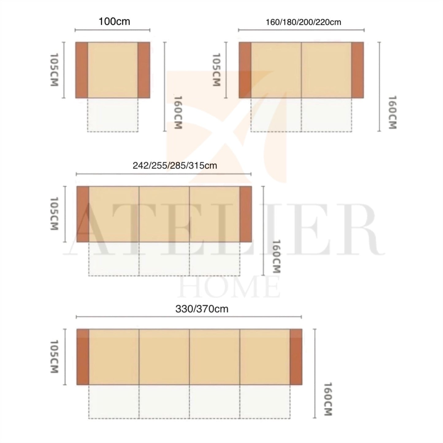 Home Atelier Crystal Scratch Resistant Electric Sofa Bed