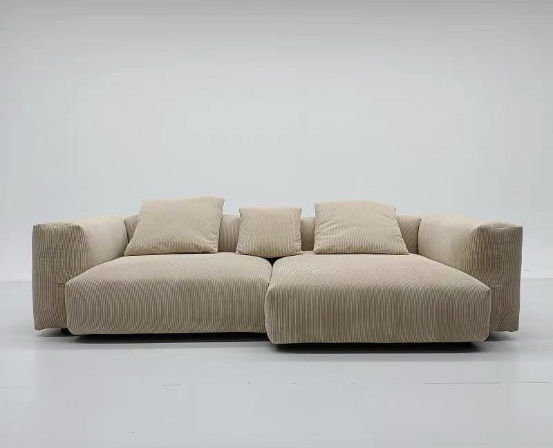 Home Atelier Dante Corduroy Sectional Sofa
